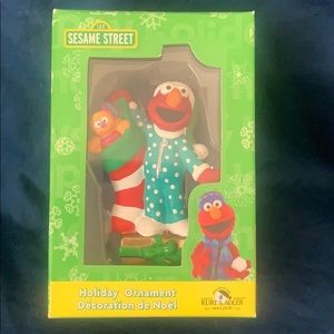 Elmo Sesame Street Holiday Ornament Kurt Adler
